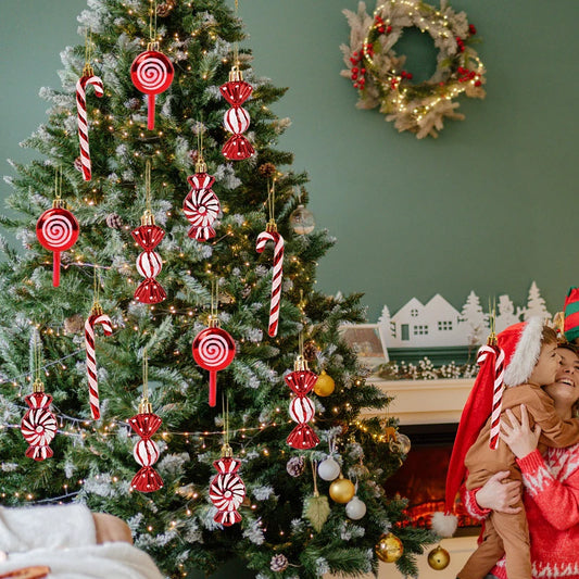 Ornements de Noël en Forme de Sucette