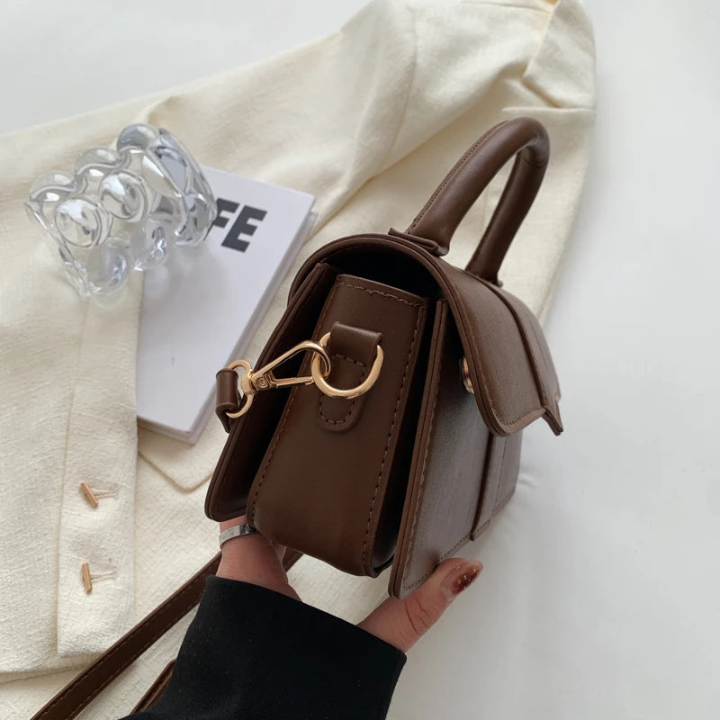 Sac femme à Main Vintage en Cuir Petit