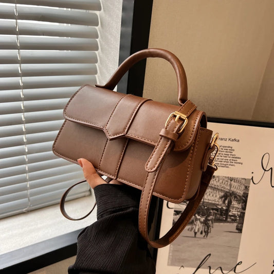 Sac femme à Main Vintage en Cuir Petit