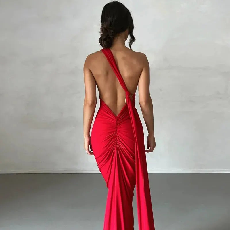 Robe Longue Éblouissante pour Femme