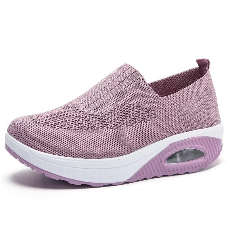 Women's wedge sneakers,
Vulcanized wedge sole sneakers,
Breathable mesh sneakers for women,
Comfortable summer sneakers,
Flat casual sneakers women,
Slip-on wedge sneakers,
Fashion sneakers for summer,
Lightweight sneakers for walking,
Solid color women's sneakers,
Daily wear mesh sneakers,