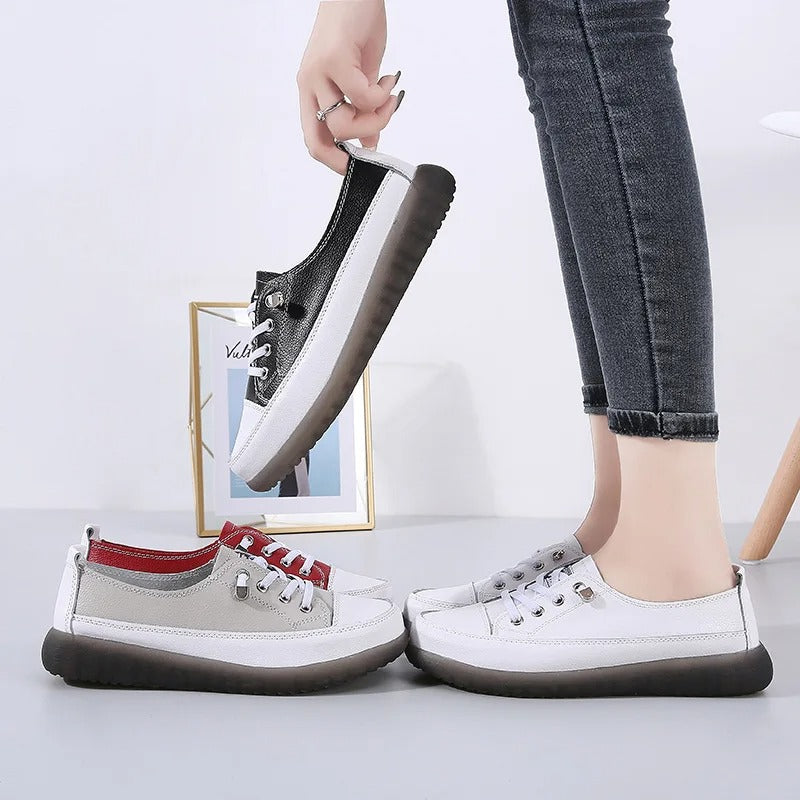 Baskets en cuir véritable pour femmes,
Chaussures de sport confortables pour femmes,
Baskets en cuir durable pour le jogging,
Chaussures de cross-training pour femmes,
Baskets légères à lacets,
Sneakers en cuir de vache de haute qualité,
Chaussures de marche élégantes pour femmes,
Chaussures polyvalentes pour le sport et les loisirs,
Mocassins sportifs pour un style de vie actif,
Sneakers en cuir premium pour l'entraînement.